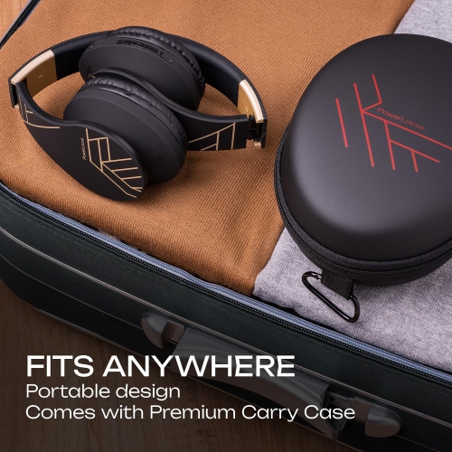 Bluetooth Headphones Over Ear, Wireless Headphones with Microphone, Foldable Headphone, Soft Memory Foam