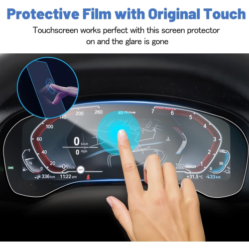 for 2023 2024 BMW X3 Screen Protector, Car Screen Protector for 2022-2204 BMW X3 G01 X4 G02 12.3" Touchscreen