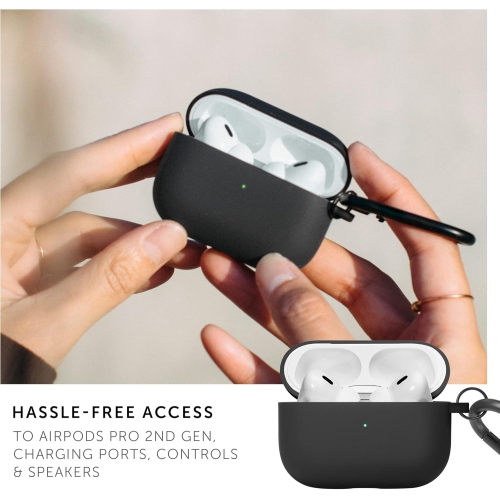 Étui de Roam pour AirPods Pro 2 – Étui en silicone liquide soyeux et mat - Compatible avec les AirPods Pro 2