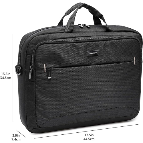 s 17.3-Inch Laptop Case Bag, Fits Dell, HP, ASUS, Lenovo, MacBook Pro and more, Black