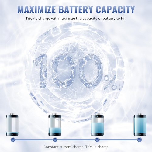 16 Bay AA AAA Battery Charger with Smart LED Light and Plug, for NIMH NICD