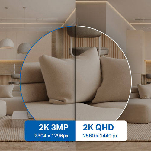 Caméra de surveillance d'intérieur semi-sans fil QHD 2K Tapo C220P2 AI de TP-Link - Paquet de 2 - Blanc - Exclusivité Best Buy