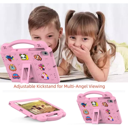 Kids Tablet Case with Built-in Kickstand and Handle Shockproof Cute Cover Compatible with Samsung Galaxy