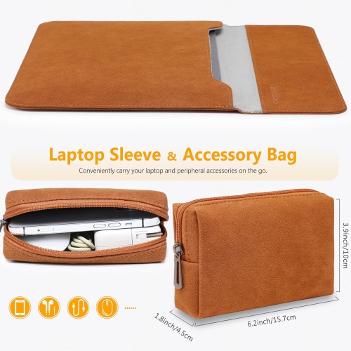 15 Inch Laptop Sleeve Bag for MacBook Air 15.3/15 M3/M2 Chip A3114 A2941 2023-2024, 15-inch Surface Laptop