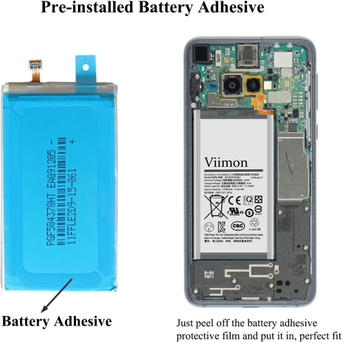 Galaxy S10e Battery Replacement Kit Compatible with Samsung Galaxy S10e with Repair Tools and Installation