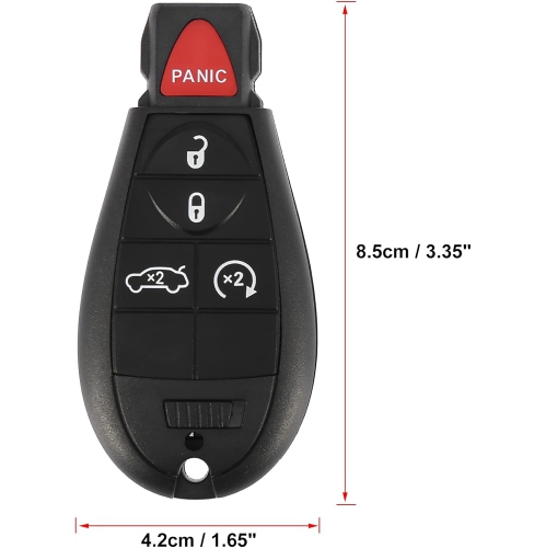 New Replacement Keyless Entry Remote Car Key Fob 433Mhz for Dodge Dart 13-16