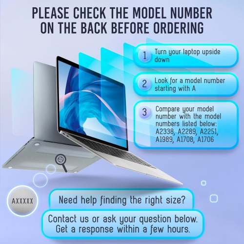 Écran à lumière bleue magnétique compatible avec les MacBook Pro de 13 po 2016, 2017, 2018, 2019, 2020 2021, 2022, 2023, M1, M2