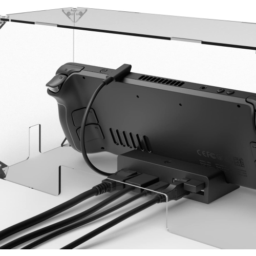 Acrylic Dust Cover Transparent Dust Guard Compatible with Steam Deck Charging Dock, Anti Scratch Waterproof