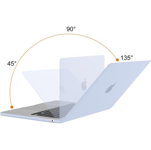 Compatible with MacBook Air 15 inch Case 2023 2024 Release M3 A3114 M2 A2941 Liquid Retina Display Touch ID,