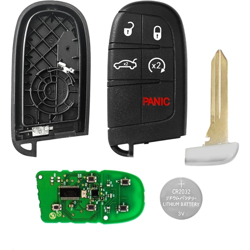 Key Fob Remote Replacement for 2019 2020 2021 Dodge Charger Dart Challenger 5 Buttons 433MHz