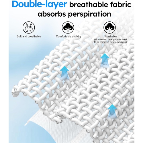 Bluetooth Headband Sports Sleep Headphones, Wireless Music Sleeping Headphones Sleep Eye Mask Earbuds IPX6 Waterproof