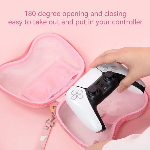 Controller Carrying Case,Hard Shell Controller Holder Travel Carrying Case for PS5,Switch Pro and Xbox