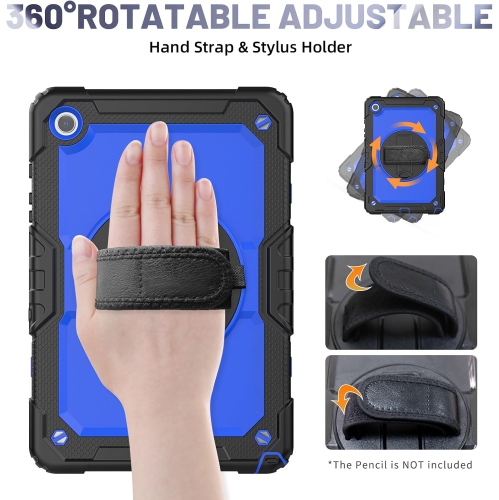 Case for Samsung Galaxy Tab A9 Plus with Screen Protector Pencil Holder, Case for Galaxy Tab A9 Plus 11 Inch