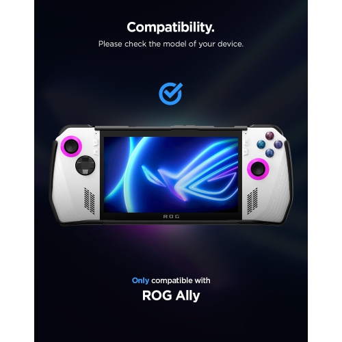 Étui protecteur Slim Fit Pro avec béquille pour ROG Ally d'ASUS conçu pour l'étui en TPUR et PC ROG Ally 2023 Rollers 71 L