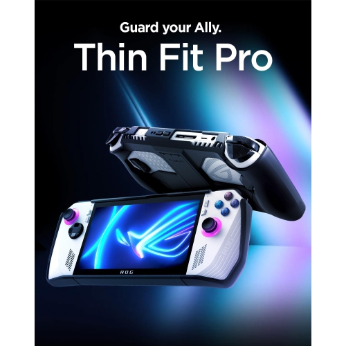 Étui protecteur Slim Fit Pro avec béquille pour ROG Ally d'ASUS conçu pour l'étui en TPUR et PC ROG Ally 2023 Rollers 71 L