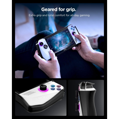 Étui protecteur Slim Fit Pro avec béquille pour ROG Ally d'ASUS conçu pour l'étui en TPUR et PC ROG Ally 2023 Rollers 71 L