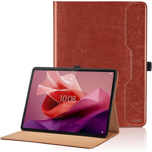 Case for Lenovo Tab P12 12.7 inch 2023 Cover TB370FU - [Auto Wake/Sleep] PU Leather Flip Folio Tablet Case with Hand
