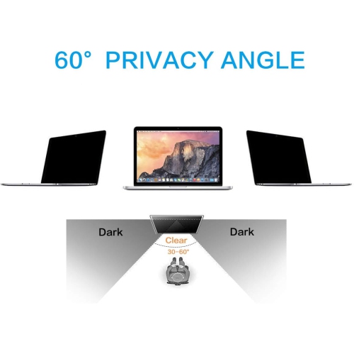13 inch Laptop Privacy Screen Filter, Anti Glare Scratchproof Screen Protector Privacy Filter Compatible
