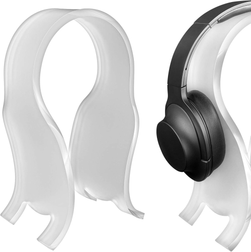 Frosted Omega Headphone Stand for Over-Ear Headphone, Gaming Headset Stand, Desk Display Hanger, Compatible
