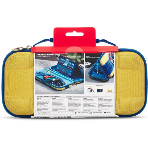 PowerA Protection Case for Nintendo Switch - OLED Model, Nintendo Switch and Nintendo Switch Lite - Sonic Peel Out,