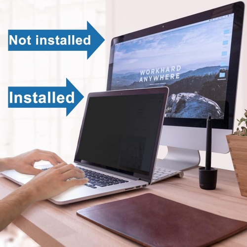 Filtre de confidentialité pour portable 17.3 po pour HP/Dell/Thinkpad/Lenovo/Samsung/Asus/Sony, rapport de forme 16:9