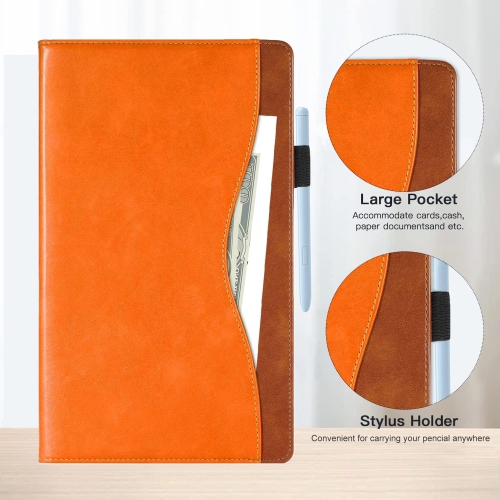 Case for Samsung Galaxy Tab A9 Plus, Tab A9 Plus Tablet Case 11 inch 2023 with Front Pocket Hand Strap Multi-Angle