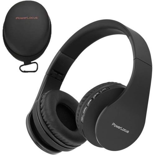 Wireless Bluetooth Over-Ear Stereo Foldable Headphones, Wired Headsets Noise Cancelling with Built-in
