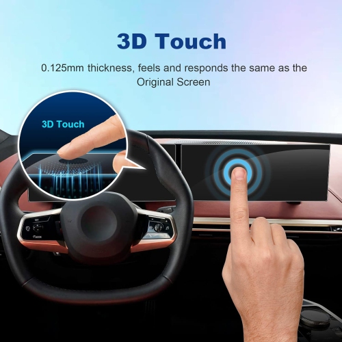 (4PCS) Protecteur d'écran 2023 2024 i3 i4 i5 i7 pour BMW iDrive 8, BMW IX i3 2024
