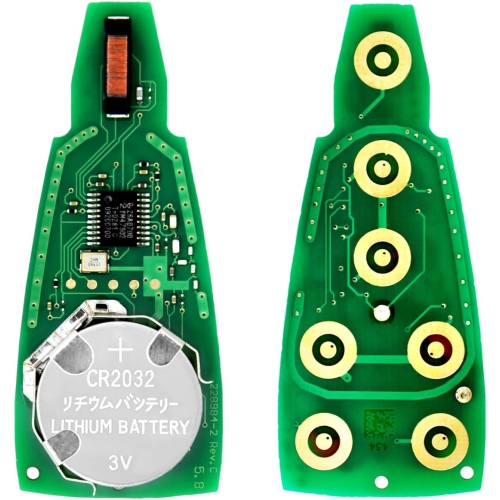 Key Fob Remote Replacement for 2018 2019 Dodge Ram 1500 Classic 3 Buttons 433MHz GQ4-53T,Black