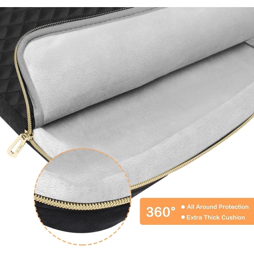 360 Protective Laptop Sleeve Compatible with MacBook Air 15 inch M2 A2941 2023, HP Stream 14 inch, 15 Surface