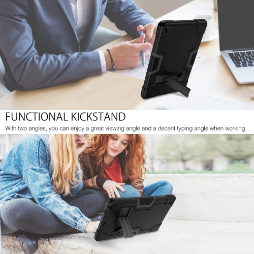 Case for Lenovo Tab M10 Plus 10.6"(3rd Gen) 2022-Kickstand Heavy Duty Hard PC Cover Shockproof Full Body