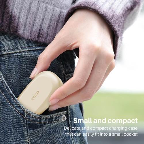 A1 Mini Wireless Earbuds Bluetooth 5.3 in Ear Light-Weight Headphones Built-in Microphone, IPX5 Waterproof,