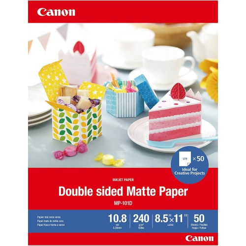 8.5" x 11" Letter-Size Double Sided Matte Photo Paper/50 Sheets – Perfect for Arts and Crafts