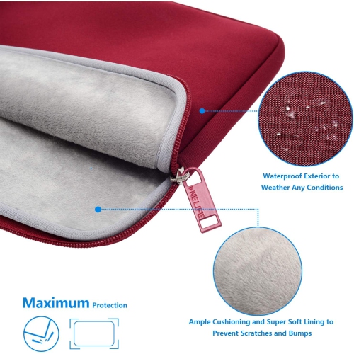 13-13.3 Inch Waterproof Neoprene Water resistent Laptop Sleeve Case Notebook Computer case Basic Bag