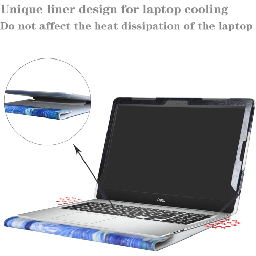 Protective Case Cover for 15.6" Dell Inspiron 15 5570 5575 5566 5555 5559 5558 5557 Laptop(Warning:Not fit Model
