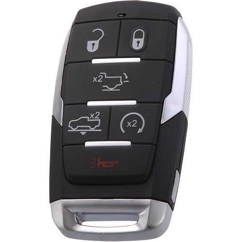 Key Fob Shell Case for Ram 1500 2019-2020 6 Buttons Plastic Replacement | Keyless Entry Remote Control Key