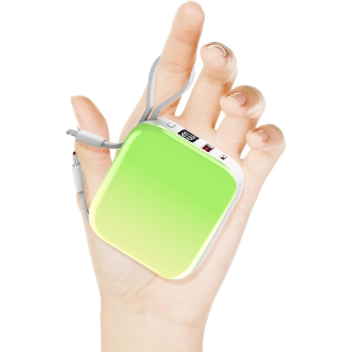 Mini Portable Charger Power Bank,22.5W 10000mAh Fast Charging Portable Phone Charger with Built in iOS and USB-C Output