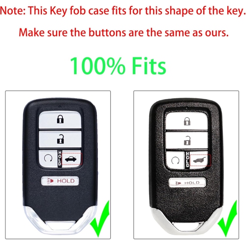 Key Fob Shell Case Replacement Fits for Honda Accord Insight Civic Hybrid Hybrid EX LX 2016 2017 2018 2019