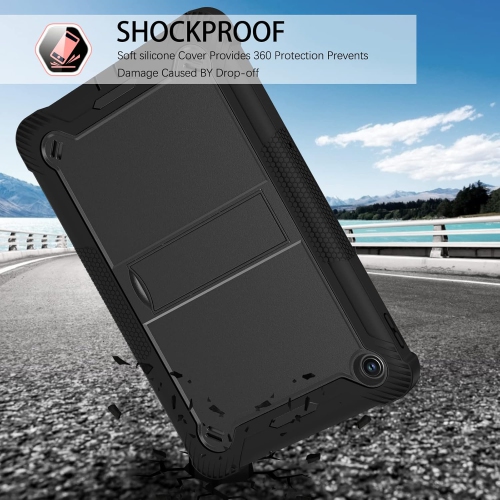 Case for Lenovo Tab M10 Plus 10.6"(3rd Gen) 2022-Heavy Duty Kickstand Hard PC Cover Full Body Protective