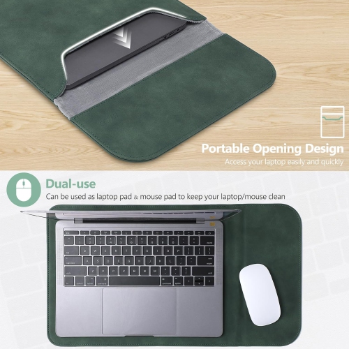 13 Inch Laptop Sleeve Case Bag for MacBook Air 13 M3 M2 M1 2024-2018, MacBook Pro 13 M2 M1 2024-2016, iPad Pro 13