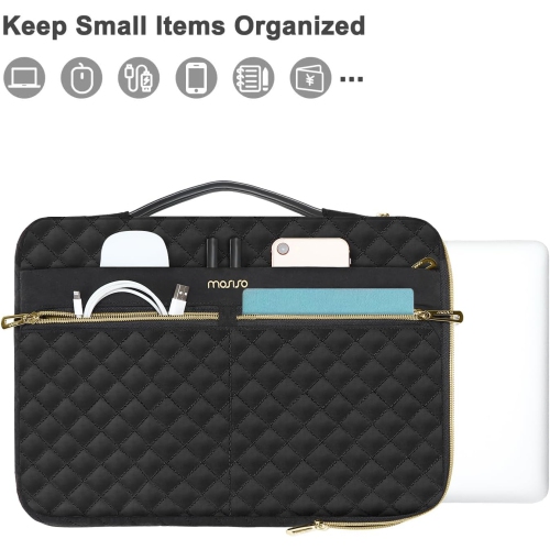 360 Protective Laptop Sleeve Compatible with MacBook Air/Pro, 13-13.3 inch Notebook, Compatible with MacBook Pro