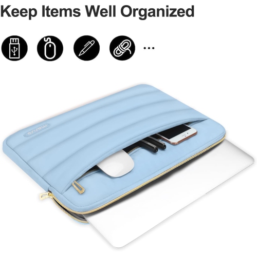 Puffy Laptop Sleeve Compatible with MacBook Air/Pro, 13-13.3 inch Notebook, Compatible with MacBook Pro 14 inch