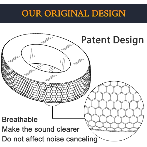 Cooling-Gel Earpads Cushions Replacement for Skullcandy Hesh 3/ANC/Evo & Crusher Wireless/ANC/Evo & Venue ANC