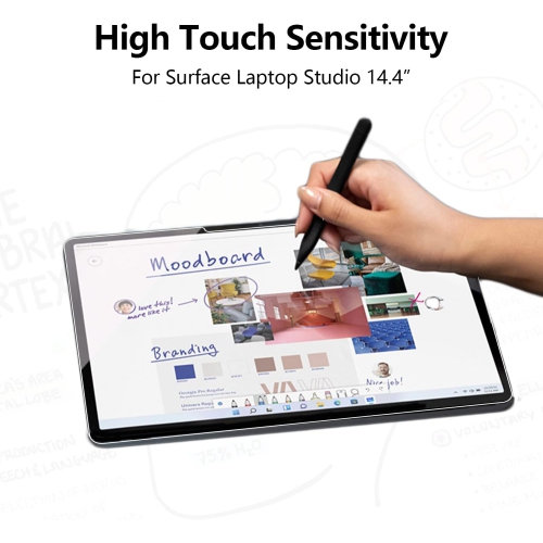 Microsoft Surface Laptop Studio 2/1 Screen Protector, Tempered Glass/Ultra Sensitive/HD Clear/Easy Installation,