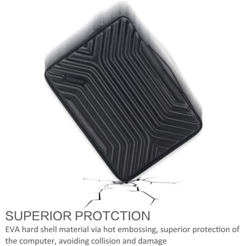 17.3 Inch Shockproof Waterproof Laptop Sleeve with Handle Lightweight Soft EVA Tablet Protective Case Bag