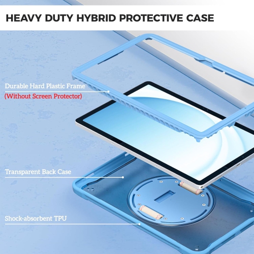 Kids Case for Galaxy Tab A9 Plus/A9+ 11 Inch 2023, Heavy Duty Shockproof Rugged