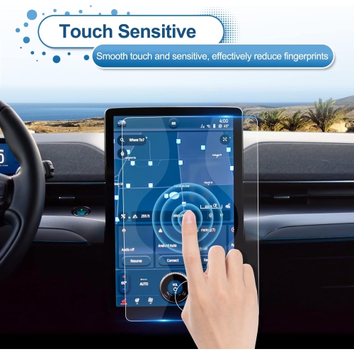 2021 2022 2023 2024 Mustang Mach-E Screen Protector for Ford Mustang Mach-E 15.5-inch Touch Screen, 9H Tempered