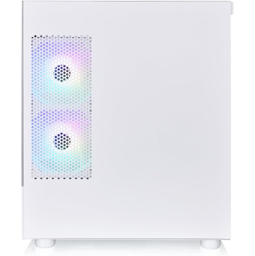 Thermaltake View 170 TG ARGB Snow Micro-ATX Case with Dual Tempered Glass Panels, 3x120mm ARGB Fans, and 280mm Radiator Support