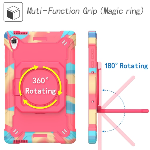 Case for Lenovo Tab M10 HD 2nd Gen/Smart Tab M10 HD 2nd Gen (TB-X306F) 10.1" 2020, 360° Swivel Stand