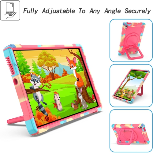 Case for Lenovo Tab M10 HD 2nd Gen/Smart Tab M10 HD 2nd Gen (TB-X306F) 10.1" 2020, 360° Swivel Stand